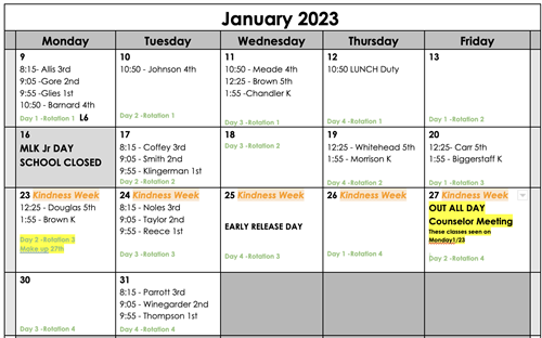 January 2023
